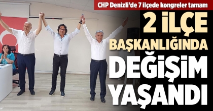 CHP DENİZLİ’DE 7 İLÇEDE KONGRELER TAMAM