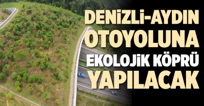 DENİZLİ-AYDIN OTOYOLUNA EKOLOJİK KÖPRÜ YAPILACAK