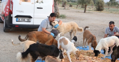 EFELER CAN DOSTLARINI BESLİYOR, İSRAFI ÖNLÜYOR