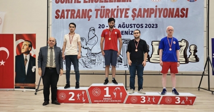 GÖRME ENGELLİLER SATRANÇ ŞAMPİYONASI TAMAMLANDI