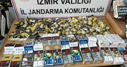 İZMİR’DE 180 BİN ADET BOŞ MAKARON ELE GEÇİRİLDİ