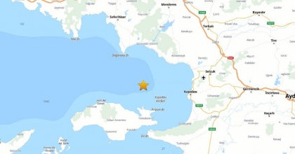 İZMİR'DE 3.9'LUK DEPREM  