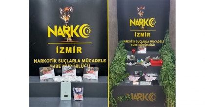 İZMİR'DE BİR HAFTADA 41 UYUŞTURUCU OPERASYONU: 23 TUTUKLAMA