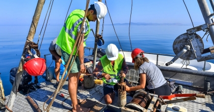 İZMİR'DE DENİZDE FAY VE TSUNAMİ ARAŞTIRMASINDA SONA DOĞRU