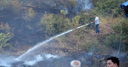 KIRKAĞAÇ'TA ORMAN YANGINI