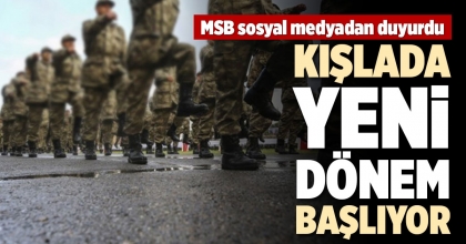KIŞLADA YENİ DÖNEM BAŞLIYOR