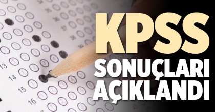 KPSS SONUÇLARI AÇIKLANDI