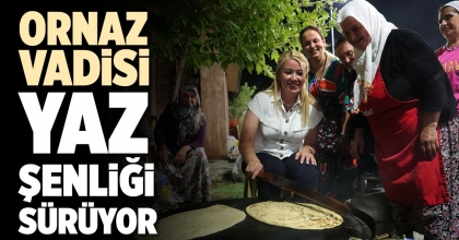 ORNAZ VADİSİ YAZ ŞENLİĞİ SÜRÜYOR