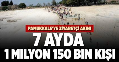 PAMUKKALE'YE ZİYARETÇİ AKINI