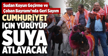 CUMHURİYET İÇİN YÜRÜYÜP, SUYA ATLAYACAK