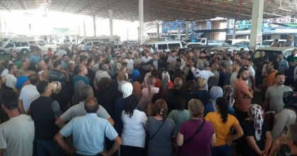 TORBALI’DA GREV KARARI ALAN PAZARCILAR TEZGAH KAPATTI   