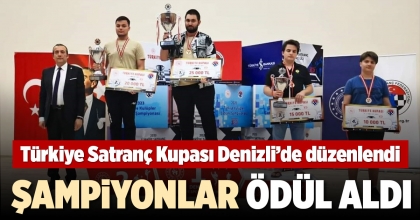 TÜRKİYE SATRANÇ KUPASI DENİZLİ'DE DÜZENLENDİ