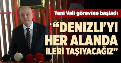 YENİ VALİ GÖREVİNE BAŞLADI