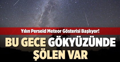 YILIN GÖKYÜZÜ GÖSTERİSİ BU GECE BAŞLIYOR