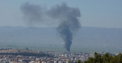 AYDIN'I KARA DUMAN SARDI, VATANDAŞLAR PANİKLEDİ
