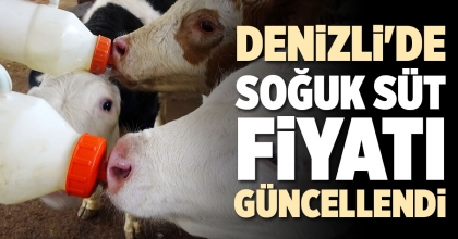 DENİZLİ'DE SOĞUK SÜT FİYATI GÜNCELLENDİ