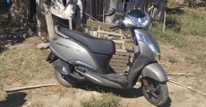 ÇALDIĞI MOTORSİKLETLE YAKALANDI
