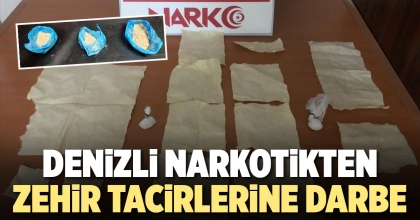 DENİZLİ NARKOTİKTEN ZEHİR TACİRLERİNE DARBE