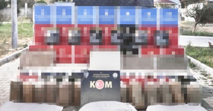 1 TON BANDROLSÜZ TÜTÜN ELE GEÇİRİLDİ