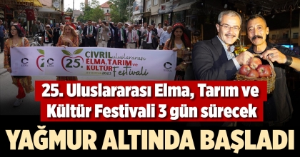 25. ULUSLARARASI ELMA, TARIM VE KÜLTÜR FESTİVALİ 3 GÜN SÜRECEK