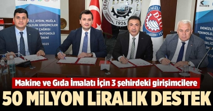 50 MİLYON LİRALIK DESTEK