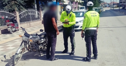 AFYONKARAHİSAR’DA 17 MOTOSİKLET TRAFİKTEN MEN EDİLDİ