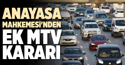 ANAYASA MAHKEMESİ'NDEN EK MTV KARARI
