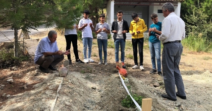 ARKADAŞLARININ MEZARINI ZİYARET ETTİLER