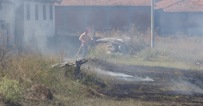 OT YANGINI EVLERE SIÇRAMADAN SÖNDÜRÜLDÜ