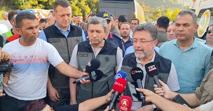 BAKAN YUMAKLI:YANGININ ENERJİSİ DÜŞÜRÜLDÜ