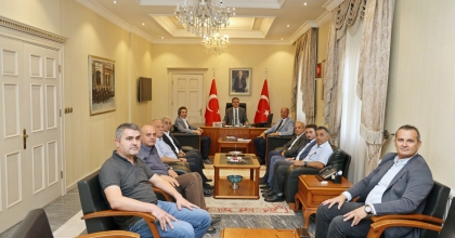 MERMERCİLERDEN VALİYE ZİYARET