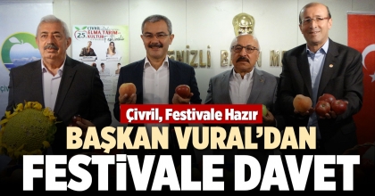 BAŞKAN VURAL’DAN FESTİVALE DAVET