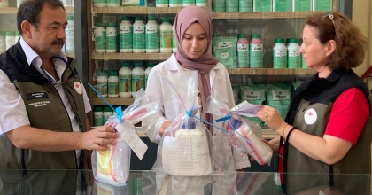 BİTKİ KORUMA ÜRÜNÜ SATIŞI YAPAN İŞ YERLERİNE YÖNELİK DENETİM YAPILDI