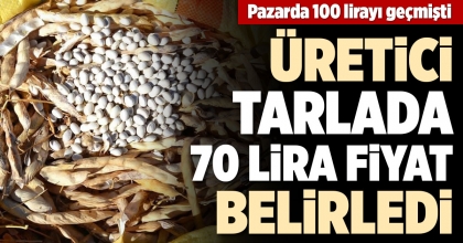 ÇAMELİ FASULYESİNİN TARLA FİYATI BELİRLENDİ