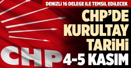 CHP’DE KURULTAY TARİHİ 4-5 KASIM