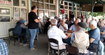 ÇİFTÇİLER TARLA FARESİ İLE MÜCADELE KONUSUNDA BİLGİLENDİRİLDİ