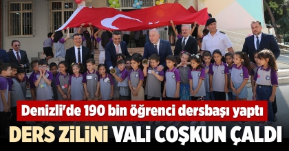 DENİZLİ'DE 190 BİN ÖĞRENCİ DERSBAŞI YAPTI