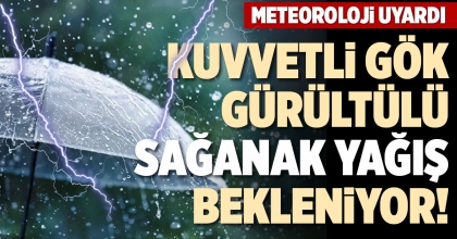 DENİZLİ'DE KUVVETLİ GÖK GÜRÜLTÜLÜ SAĞANAK YAĞIŞ BEKLENİYOR!
