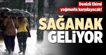 DENİZLİ EKİMİ YAĞMURLA KARŞILAYACAK!