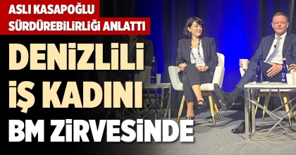 DENİZLİLİ İŞ KADINI BM ZİRVESİNDE