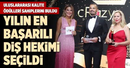 DENİZLİLİ DİŞ HEKİMİNE, YILIN EN BAŞARILI HEKİMİ ÖDÜLÜ VERİLDİ