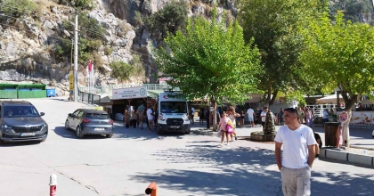 FETHİYE SAKLIKENT MİLLİ PARKI'NDA KORKU DOLU ANLAR