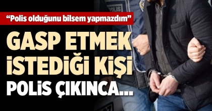 GASP ETMEK İSTEDİĞİ KİŞİ POLİS ÇIKINCA...