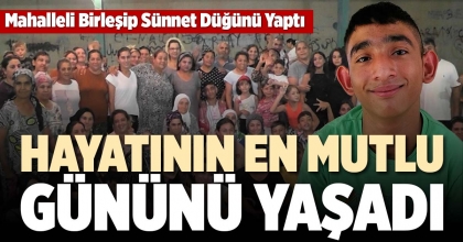HAYATININ EN MUTLU GÜNÜNÜ YAŞADI