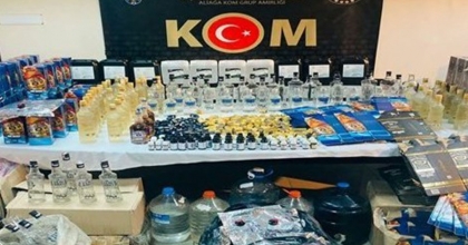 İZMİR'DE 9 İLÇEDE 12 KAÇAKÇILIK OPERASYONU