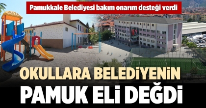 OKULLARA BELEDİYENİN PAMUK ELİ DEĞDİ
