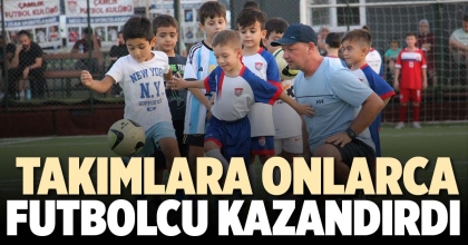 TAKIMLARA ONLARCA FUTBOLCU KAZANDIRDI  
