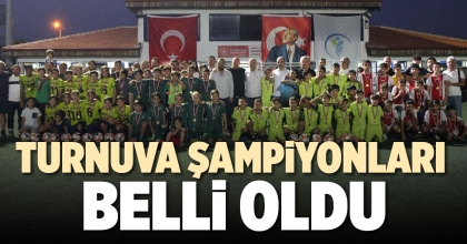 TURNUVA ŞAMPİYONLARI BELLİ OLDU