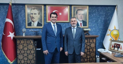 YENİ YÖNETİMDEN İL BAŞKANINA ZİYARET