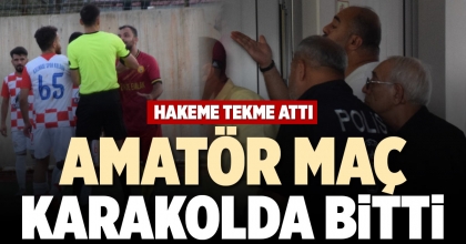 AMATÖR MAÇ KARAKOLDA BİTTİ